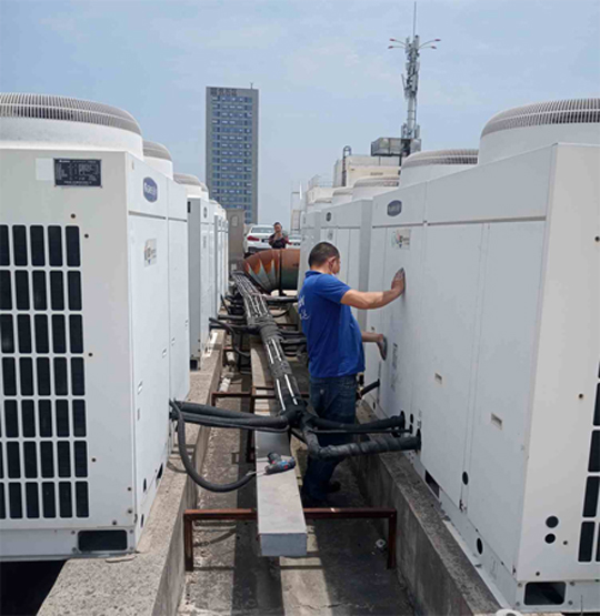 魏都中央空调制热和不制冷系统维修方法